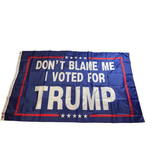 Patriot Red White Blue Trump Flag One 60”L x 36”H